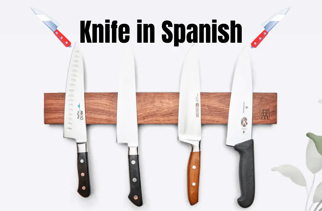 Knife in Spanish